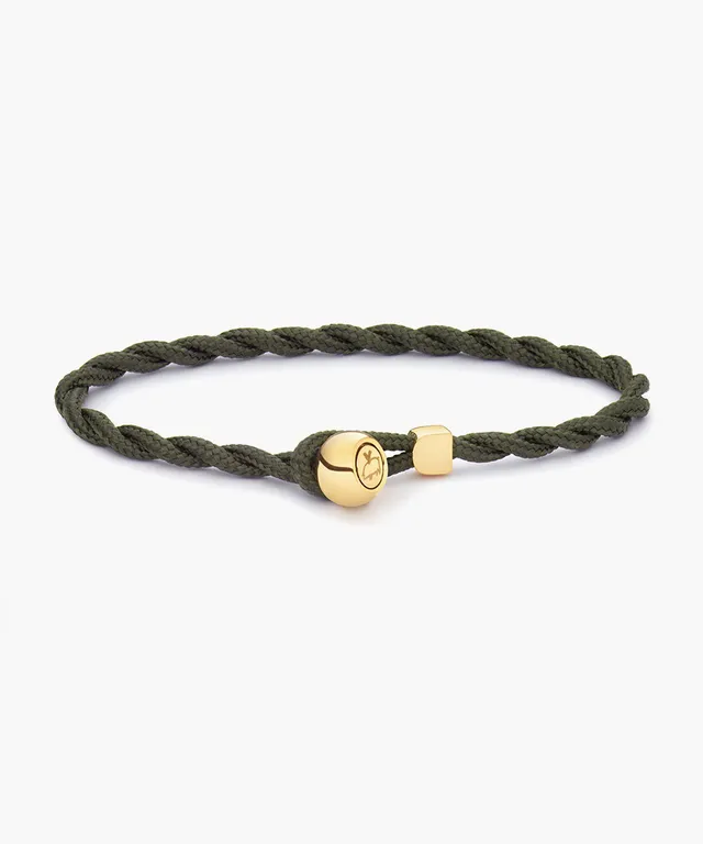 pig-hen-ed-army-gold-damen-seilarmband-mit-kugelverschluss-in-army-green image 1