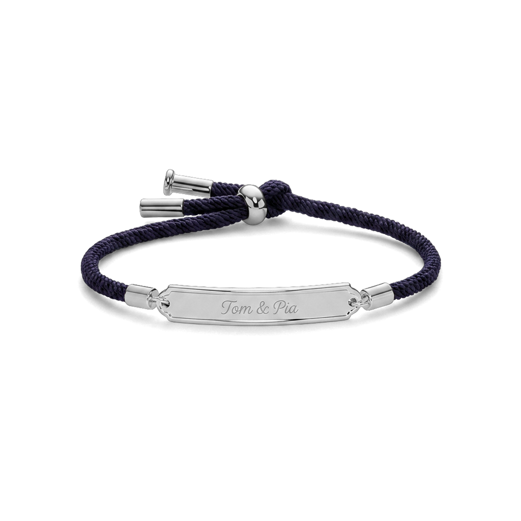 paul-hewitt-vitamin-sea-gravur-armband-silber-marineblau image 1