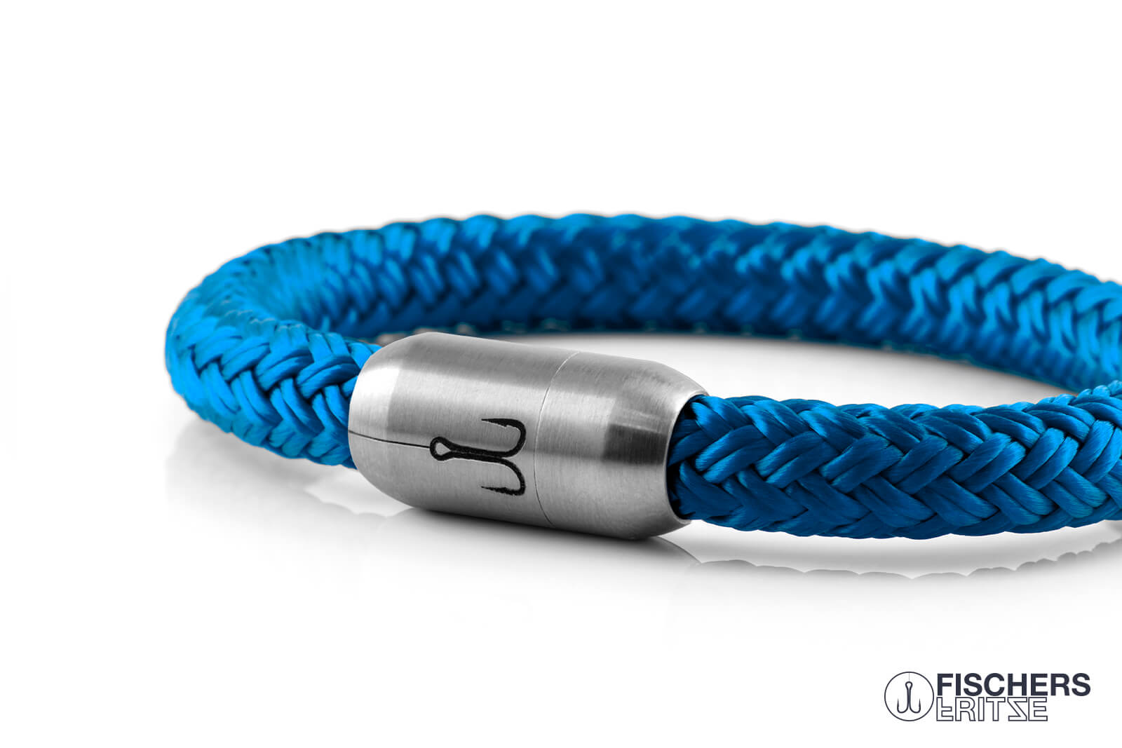 fischers-fritze-makrele-bodo-segeltau-armband-stahlblau-8-mm image 6