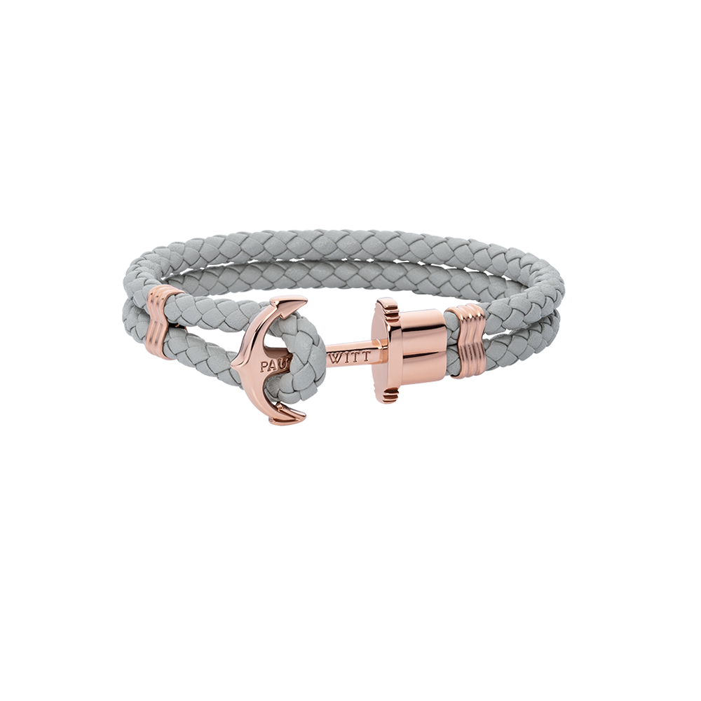 paul-hewitt-phrep-armband-ros-gold-leder-grau image 1