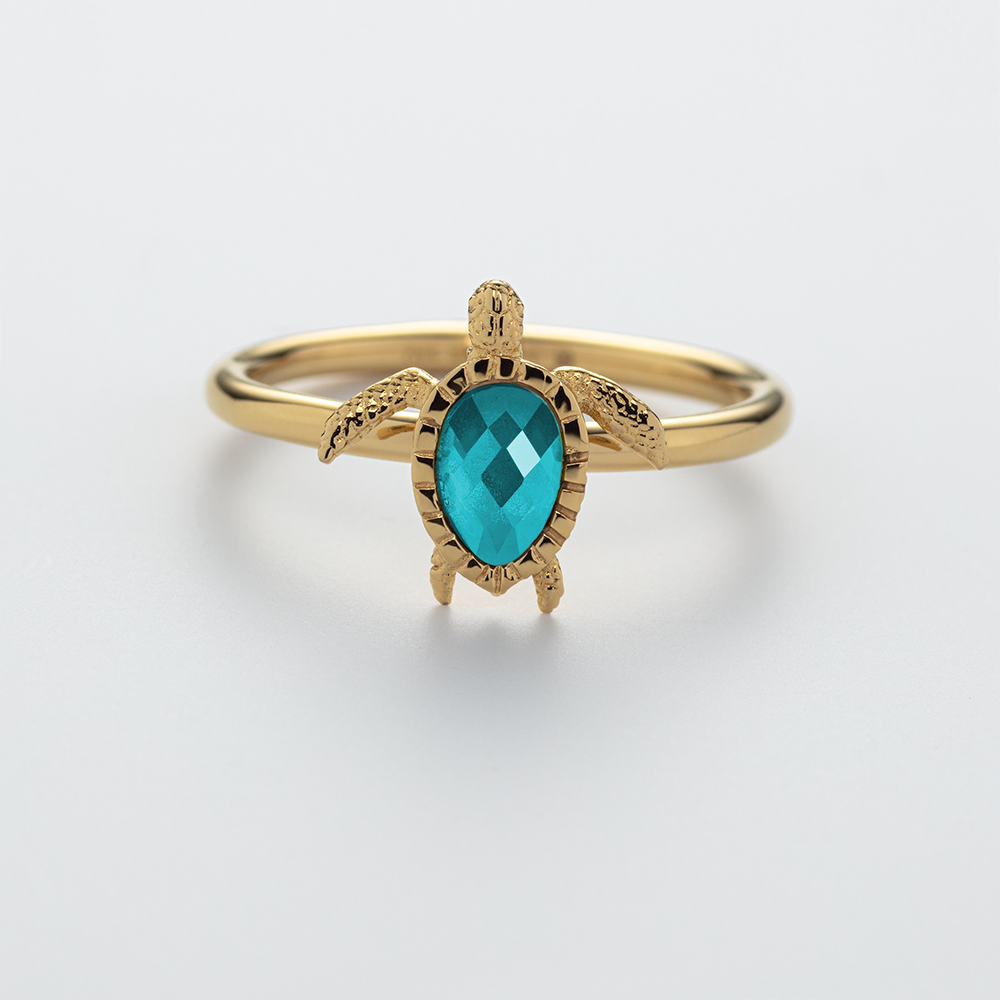 paul-hewitt-turtle-ring-aquamarine-gold-gl-cksbringer-ring image 7