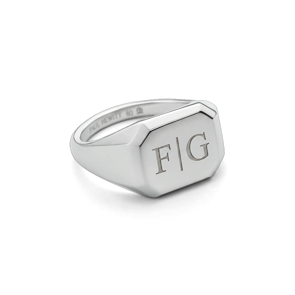 paul-hewitt-octagonal-signet-ring-silber-herren-siegelring image 1
