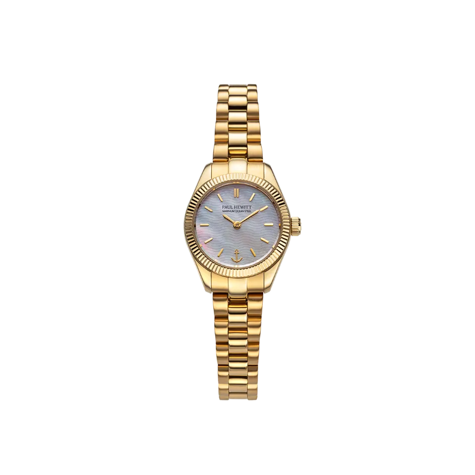 paul-hewitt-petit-soleil-round-uhr-gold-pearl image 1