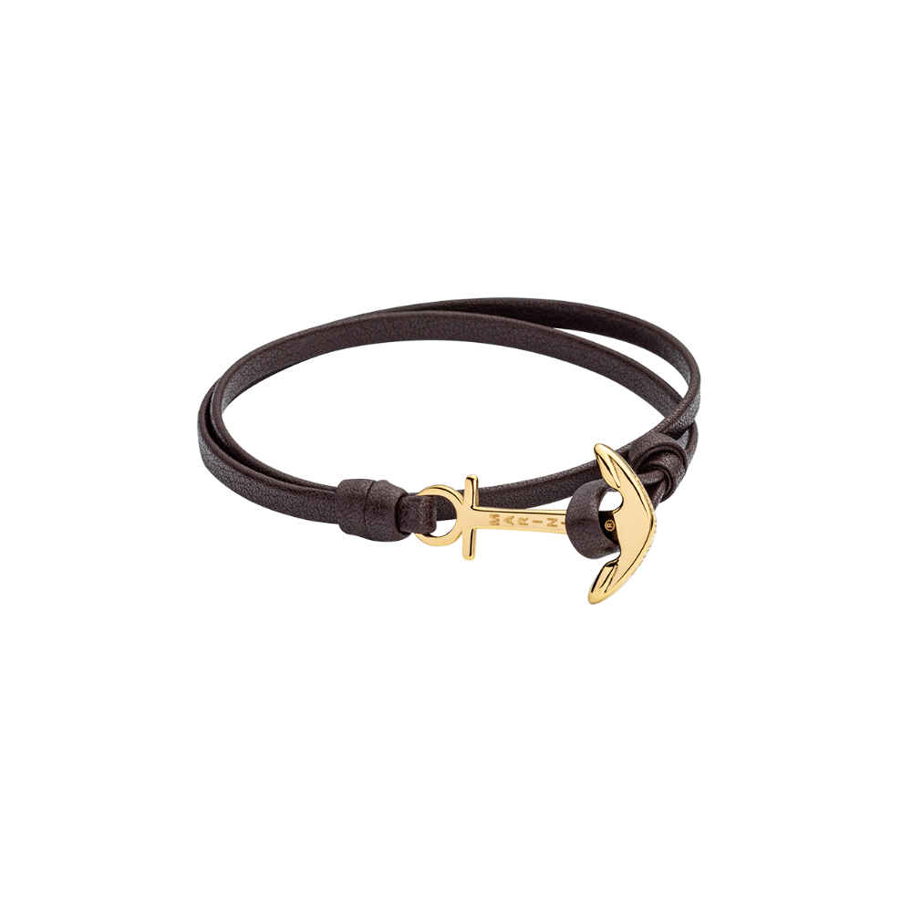paul-hewitt-the-anchorband-hazelnut-lederarmband-herren image 1
