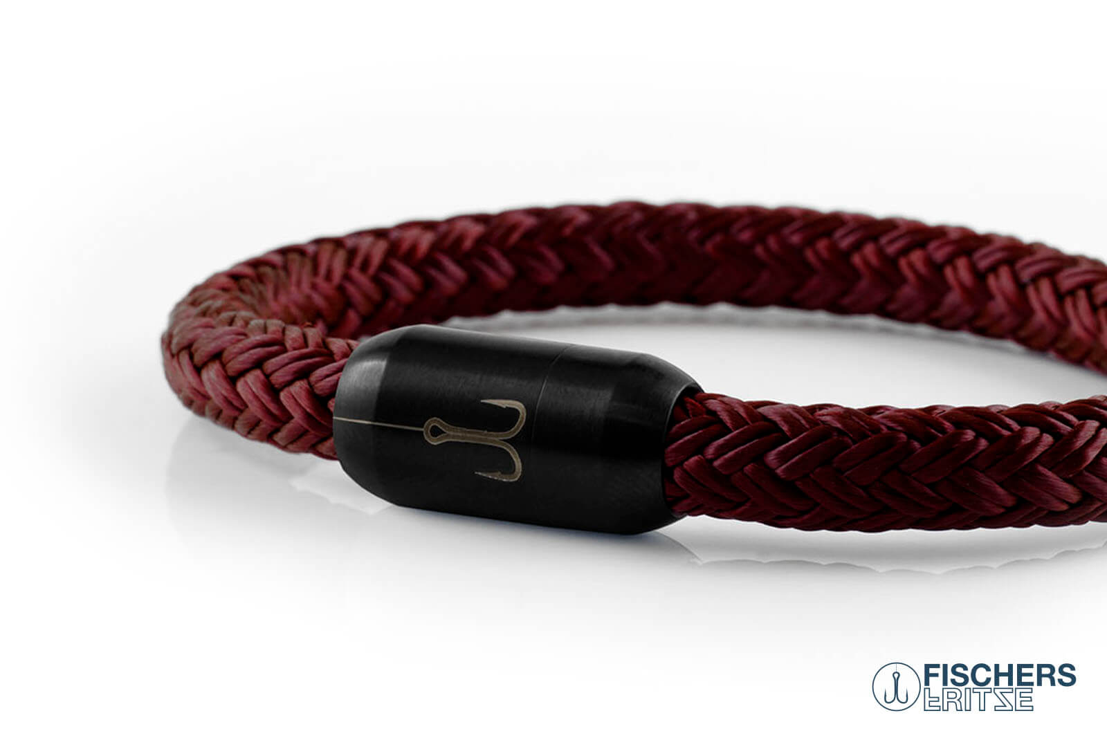 fischers-fritze-torpedomakrele-gustav-segeltau-armband-dunkelrot-8-mm image 6