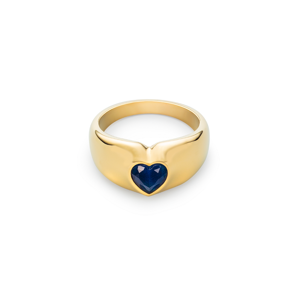 paul-hewitt-heart-of-the-sea-bold-heart-ring-gold image 1
