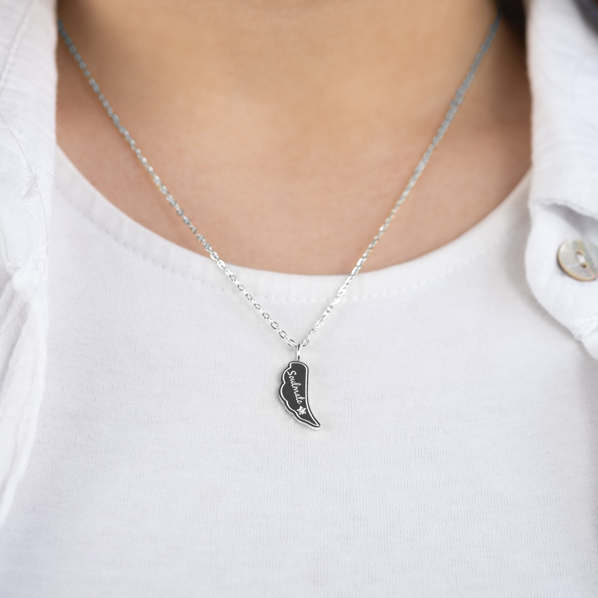 mysteel-by-engelsrufer-halskette-edelstahl-silber-engelsfl-gel-soulmate-mit-zirk image 2