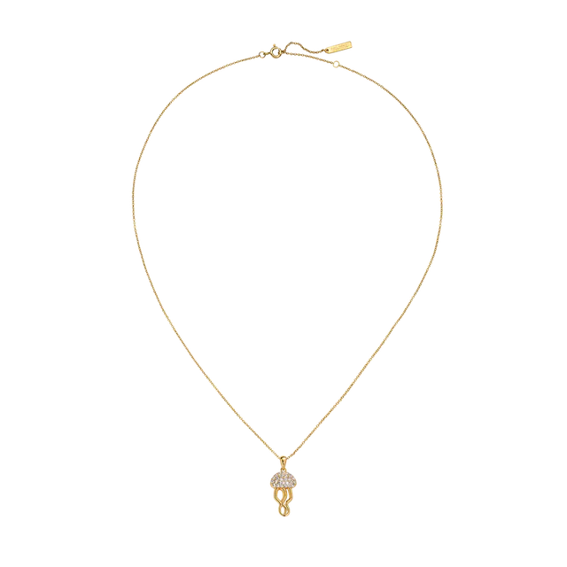 paul-hewitt-jellyfish-halskette-gold-vermeil-zirkonia image 1