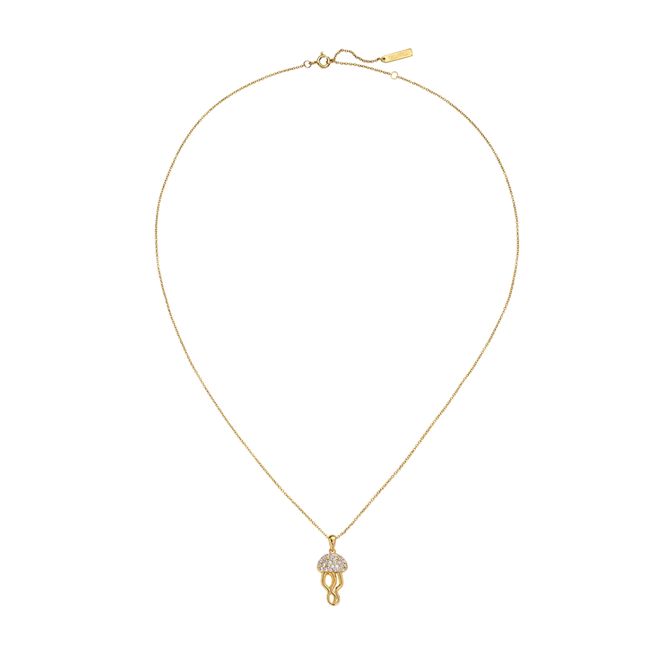 paul-hewitt-jellyfish-halskette-gold-vermeil-zirkonia image 1