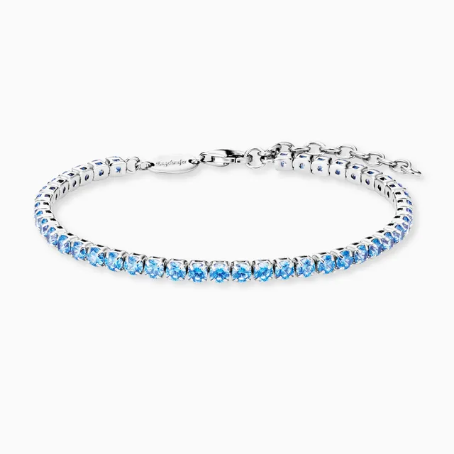 engelsrufer-shiny-tennis-armband-925er-silber-mit-blauen-zirkonia image 1