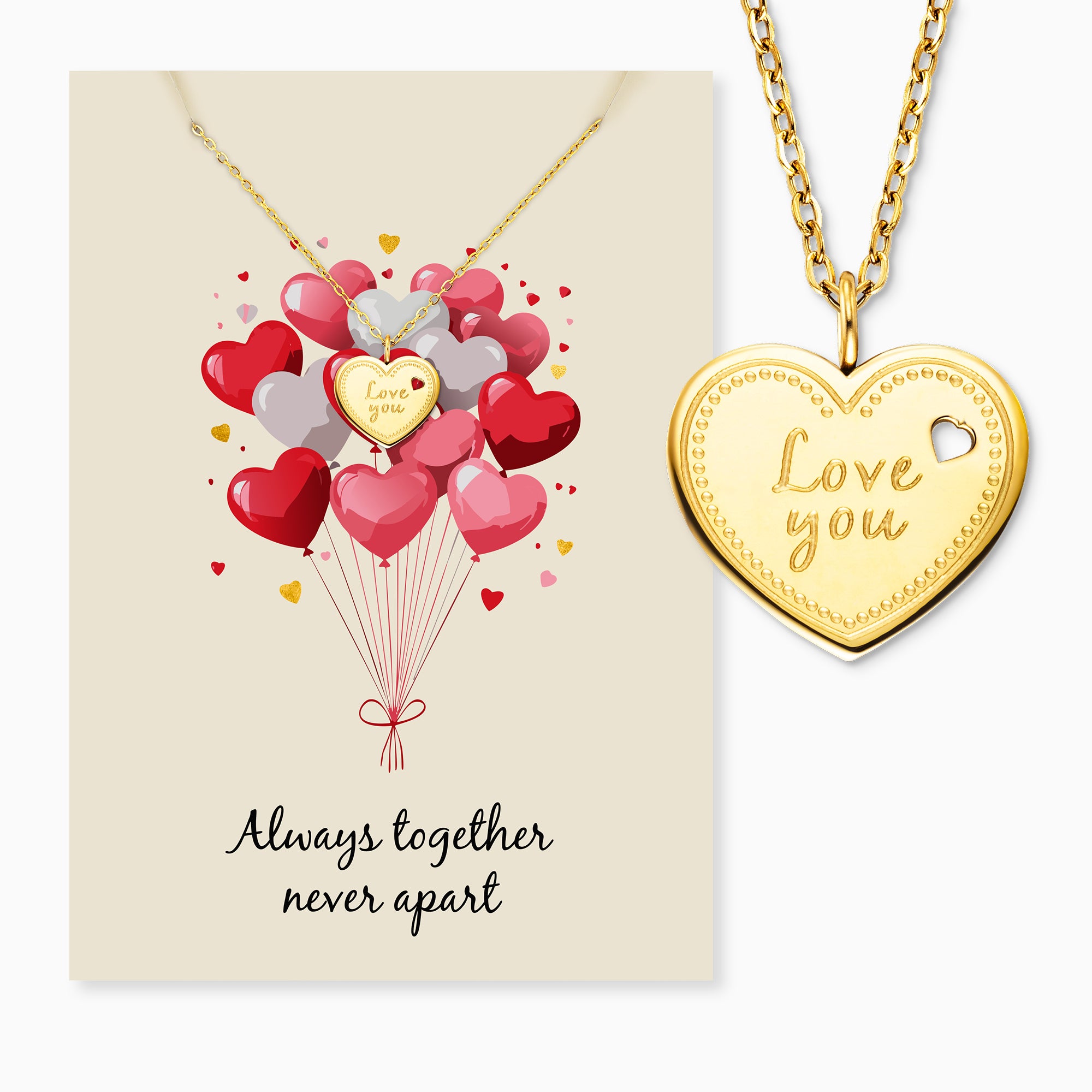 mysteel-by-engelsrufer-halskette-edelstahl-gold-herz-love-you-mit-gru-karte image 3
