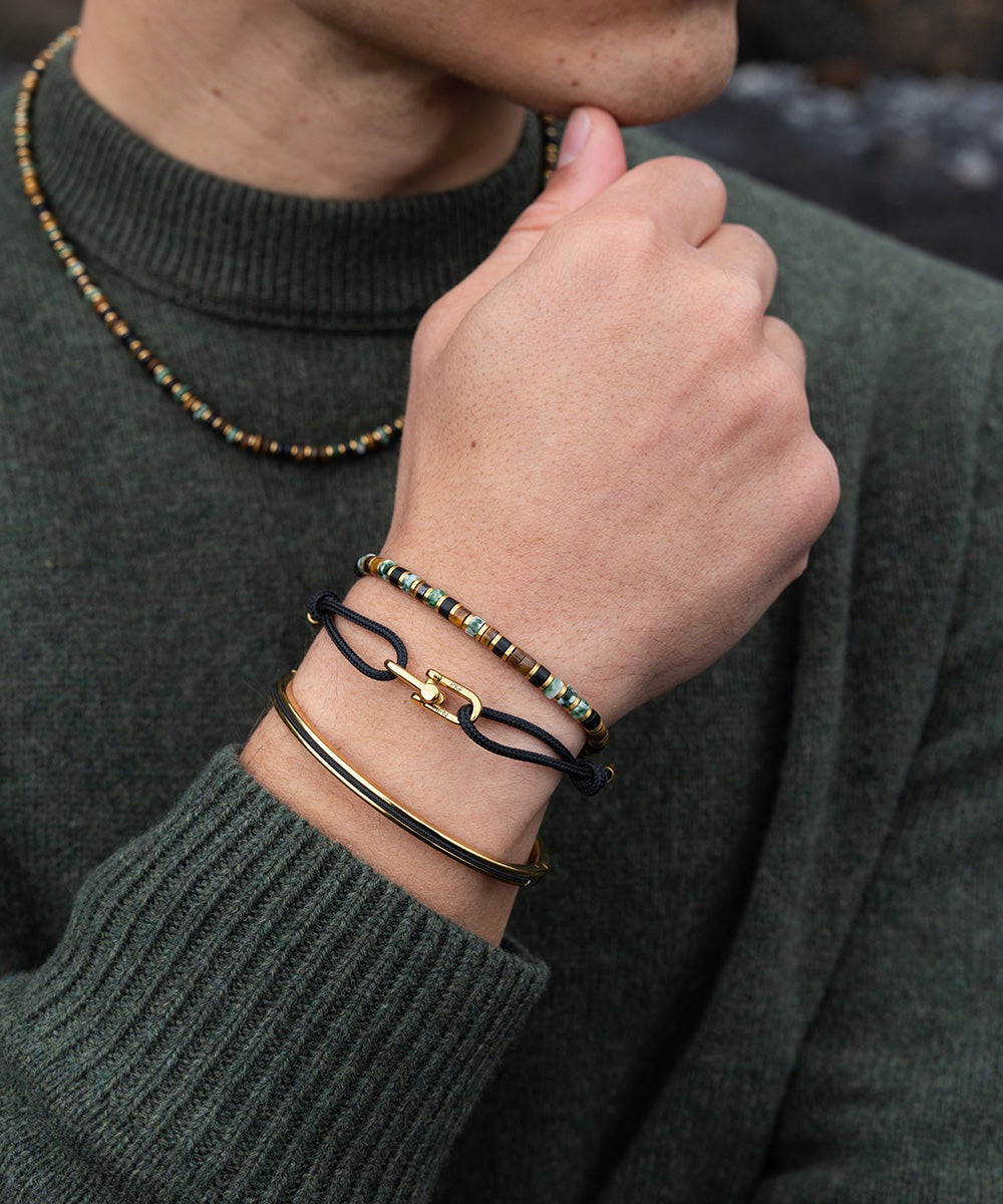 pig-hen-brontide-4mm-adjustable-nagoya-gold-herren-perlenarmband-verstellbar image 4