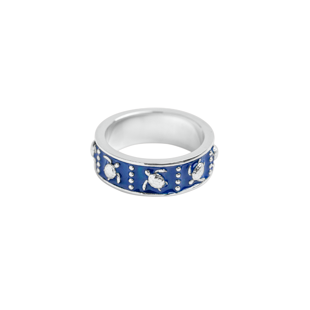 paul-hewitt-turtle-enamel-ring-silber image 2
