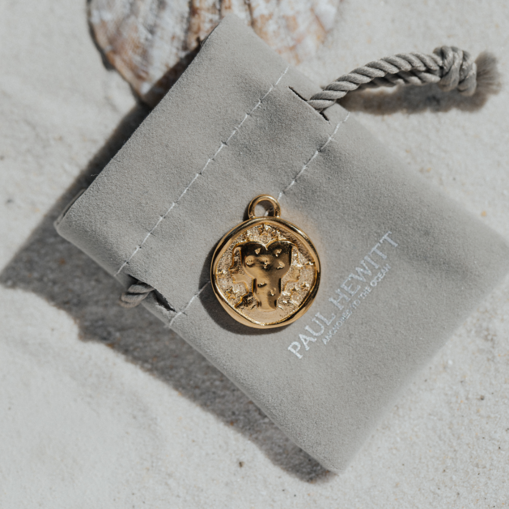 paul-hewitt-ocean-stories-gemini-charm-gold image 2