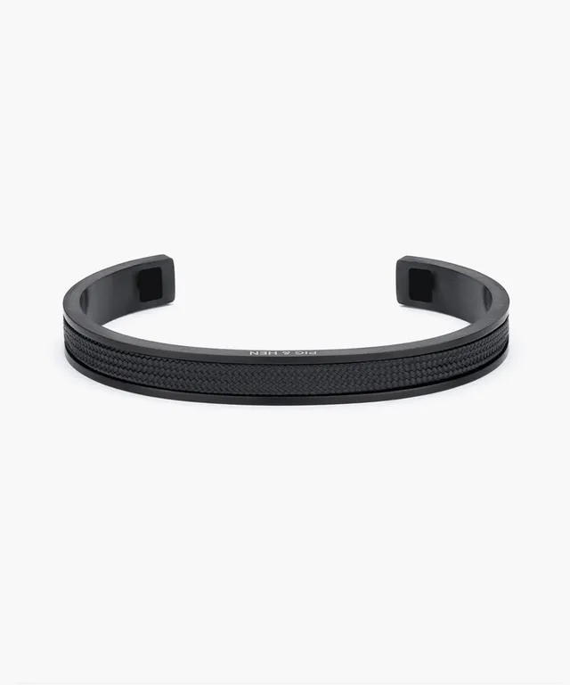 pig-hen-navarch-9mm-herren-cuff-armband-black-black image 1