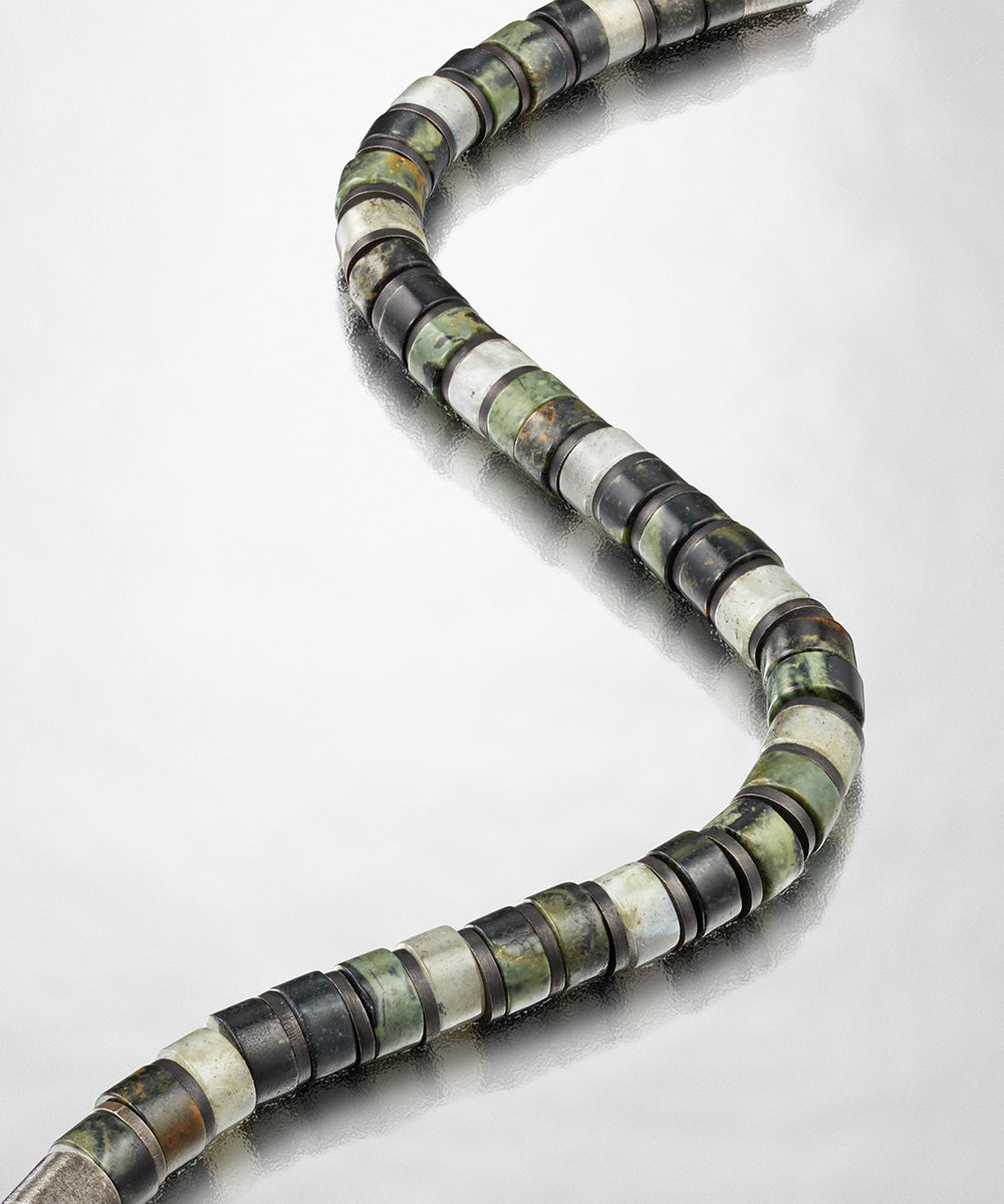 pig-hen-brontide-6mm-adjustable-aspen-vintage-perlenarmband-herren image 4