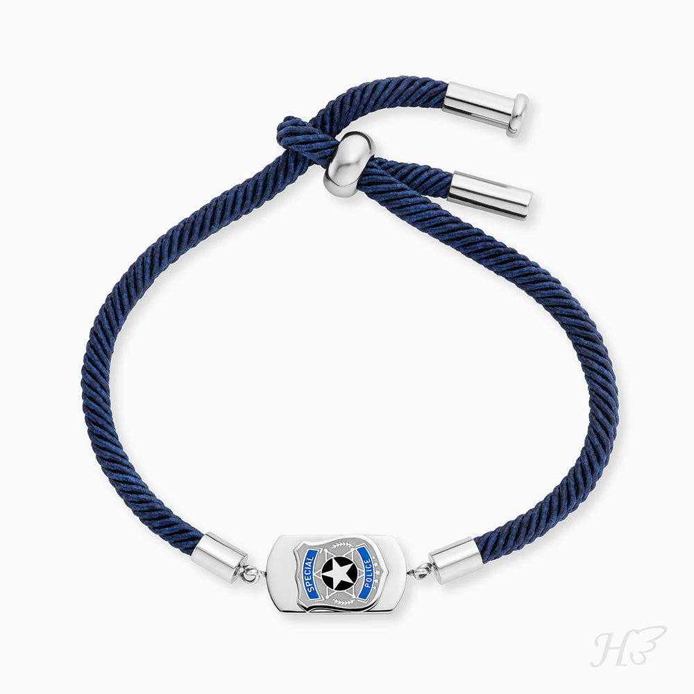 engelsrufer-kinder-armband-polizei-edelstahl-mit-emaille-16-19-cm image 1