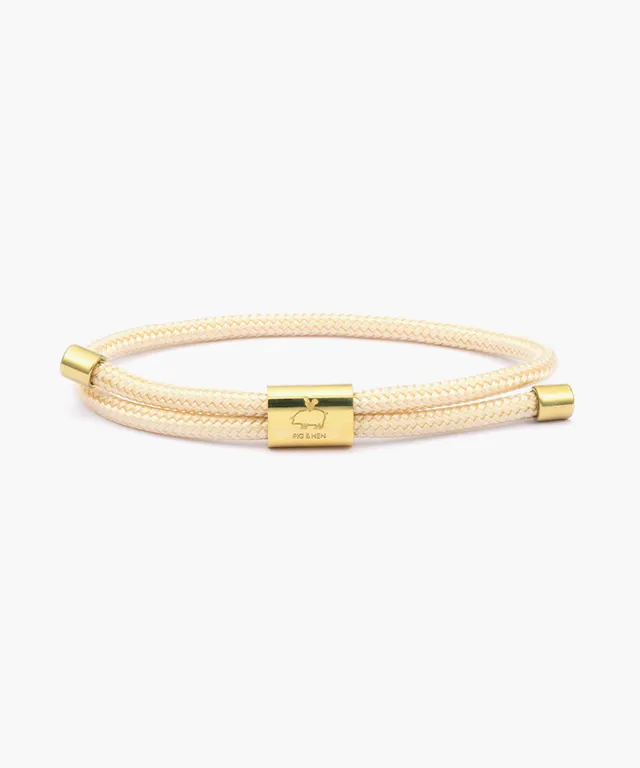 pig-hen-lewis-damen-seilarmband-ivory-gold image 1