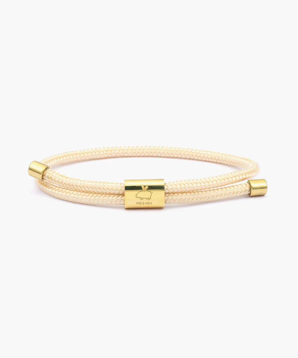 pig-hen-lewis-damen-seilarmband-ivory-gold image 1