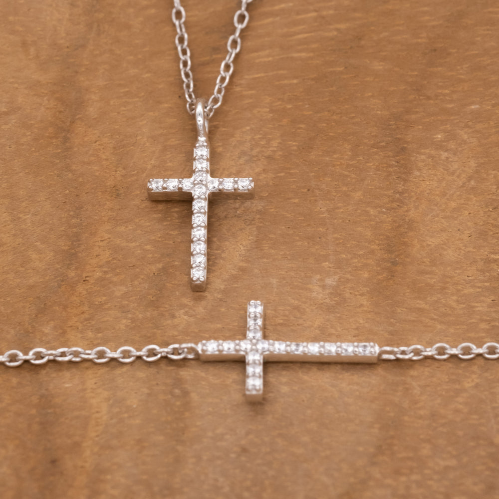 engelsrufer-armband-925er-silber-kreuz-mit-zirkonia-rhodiniert-f-r-layering image 5