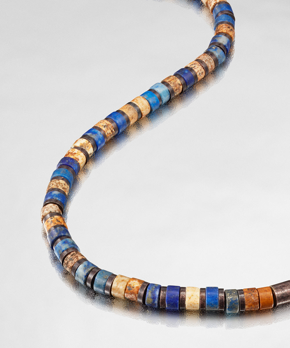 pig-hen-brontide-4mm-nagano-verstellbares-perlenarmband-bronze-blau image 5