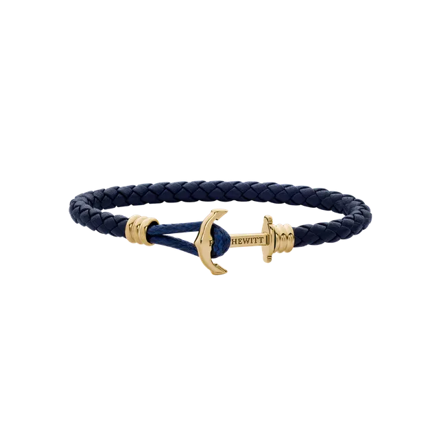 paul-hewitt-phrep-lite-armband-gold-leder-marineblau image 1