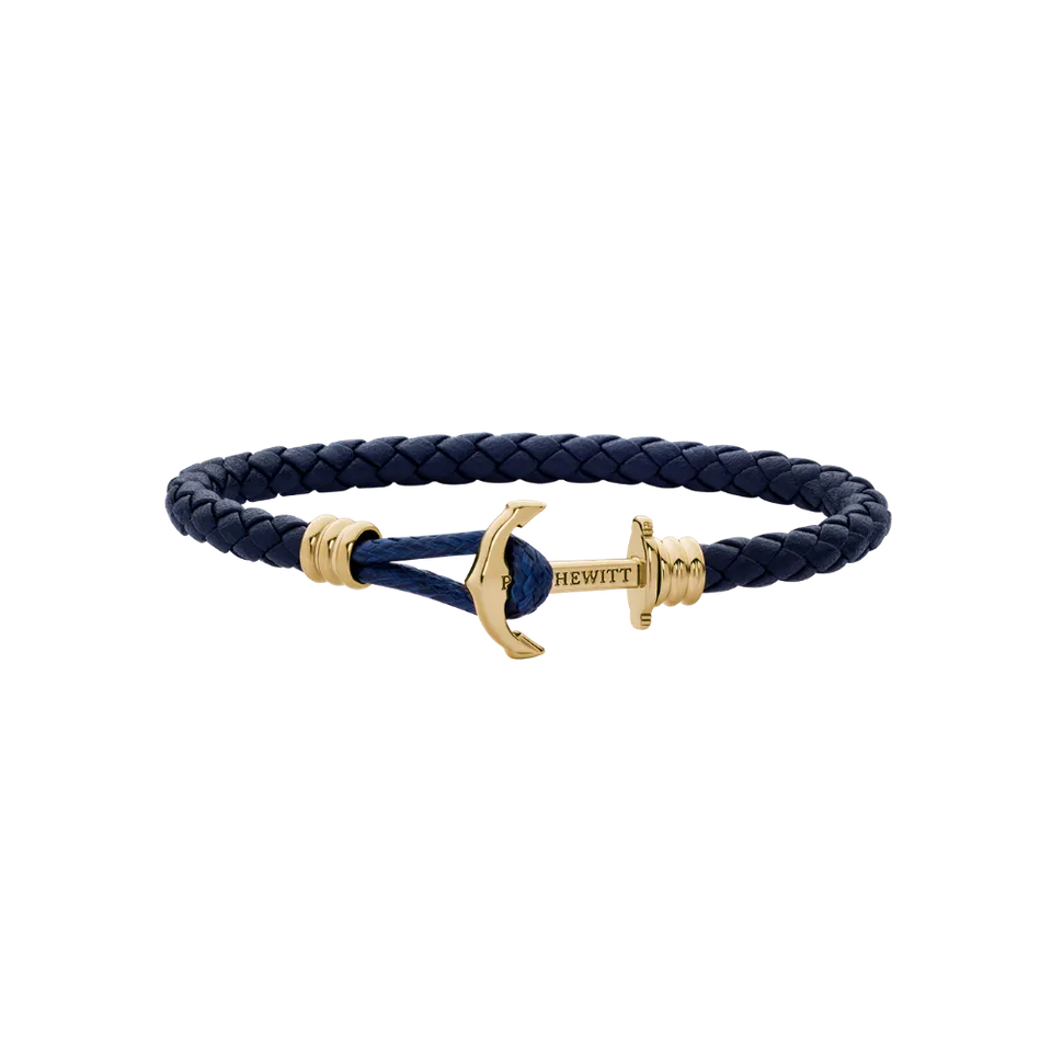 paul-hewitt-phrep-lite-armband-gold-leder-marineblau image 1