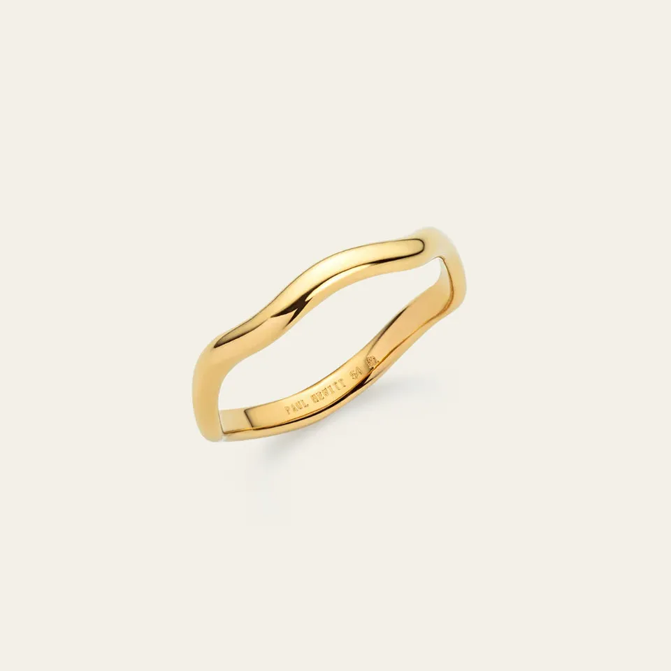 paul-hewitt-waves-mono-ring-gold-damen-ring-im-wellen-design image 1
