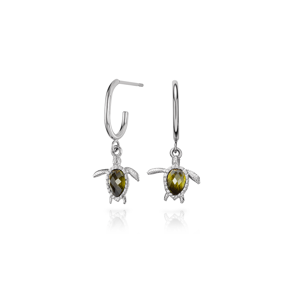 paul-hewitt-turtle-hoops-ohrring-silber-damen-creolen-schildkr-te image 1