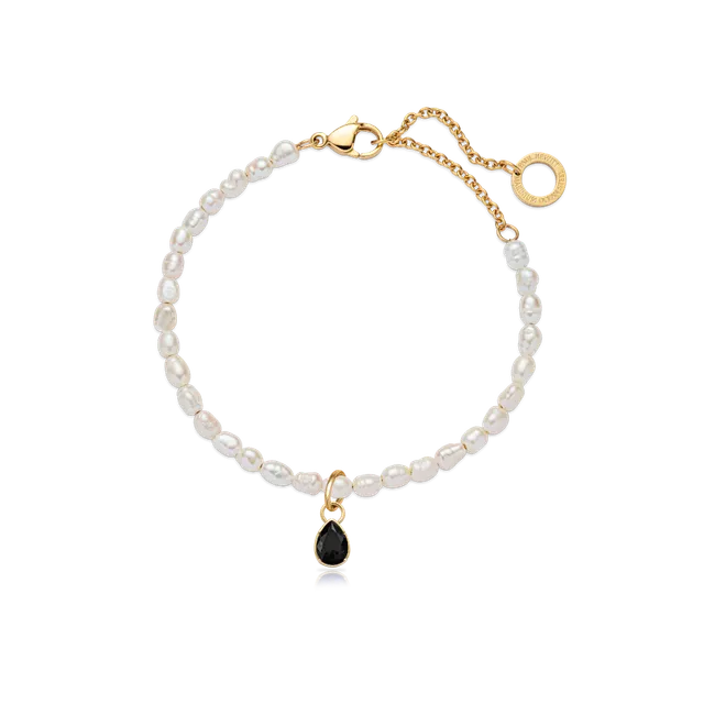 paul-hewitt-set-black-stone-charm-und-armkette-gold-charm-armkettenset image 1