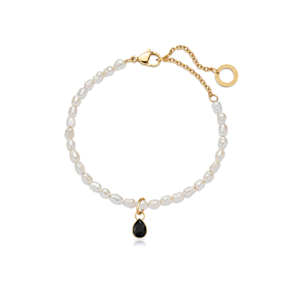paul-hewitt-set-black-stone-charm-und-armkette-gold-charm-armkettenset image 1