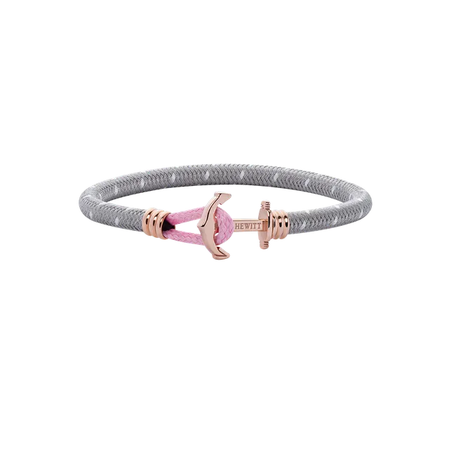 paul-hewitt-phrep-lite-ankerarmband-ros-gold-nylon-grau-wei-rosa-damen image 1