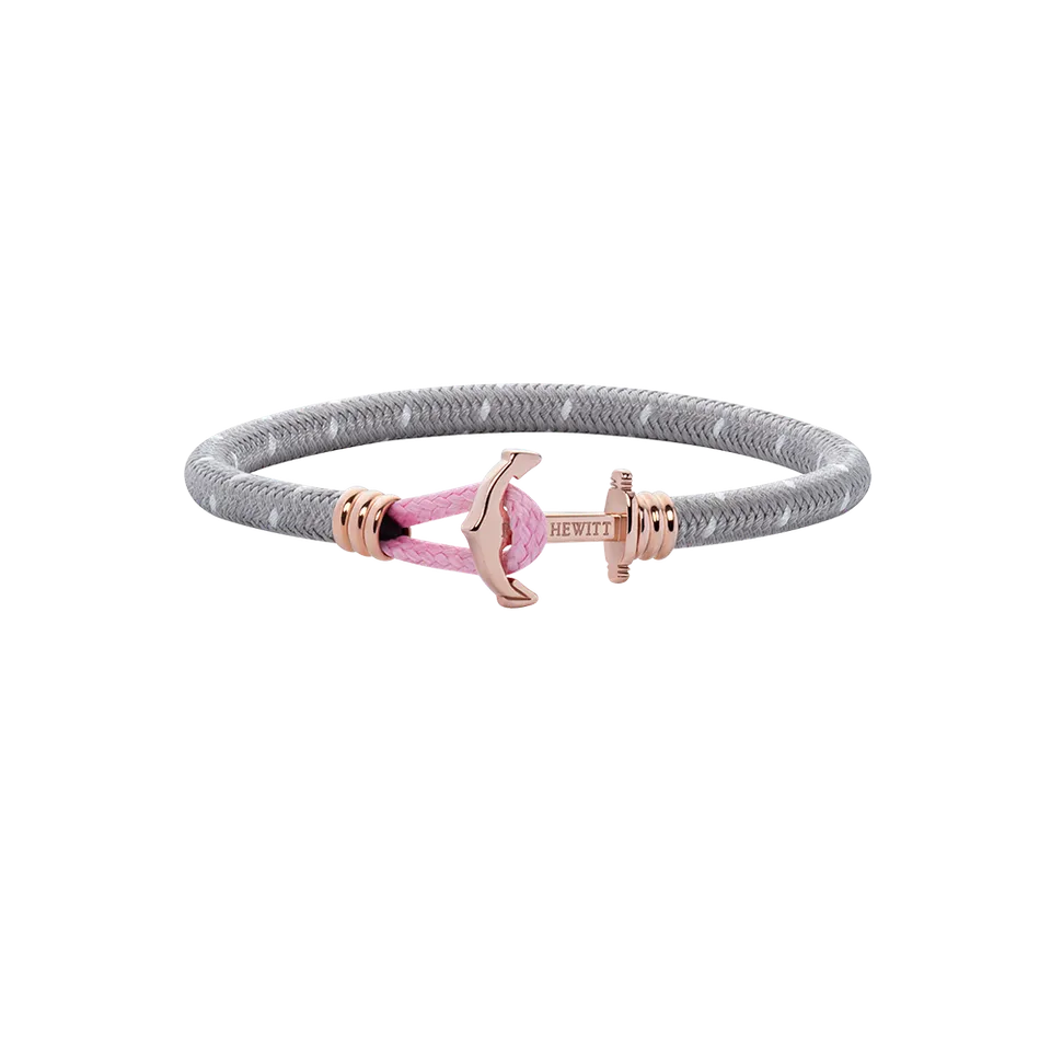 paul-hewitt-phrep-lite-ankerarmband-ros-gold-nylon-grau-wei-rosa-damen image 1