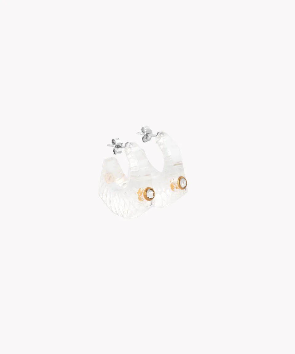 wald-berlin-shining-star-kristall-ohrringe-transparent-mit-swarovski-stein image 1