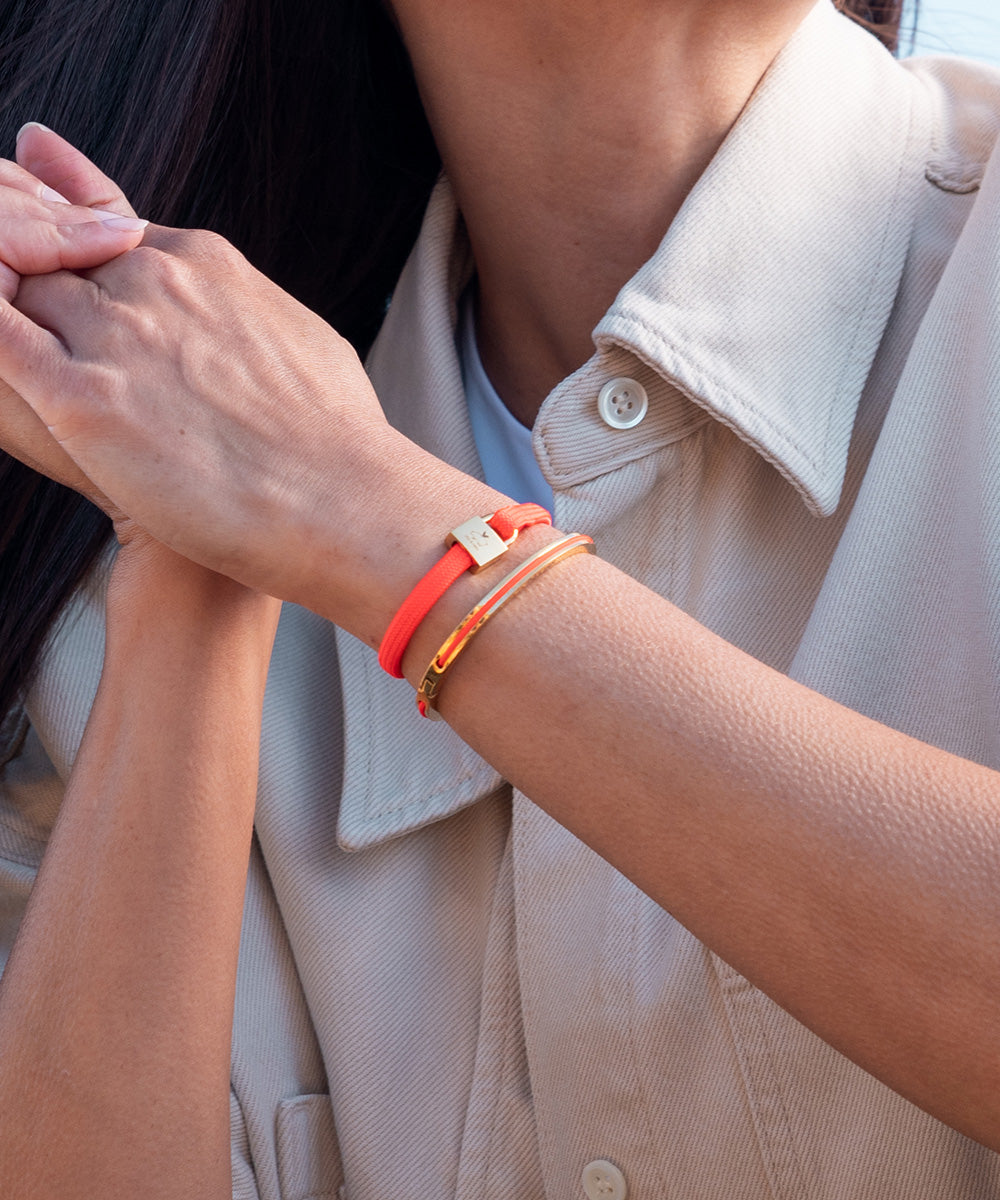 pig-hen-maya-lou-damen-armreif-radiant-orange-gold image 3