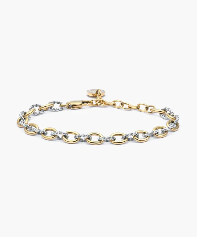 pig-hen-eva-bi-color-damenarmband-edelstahl-gold-silber image 1