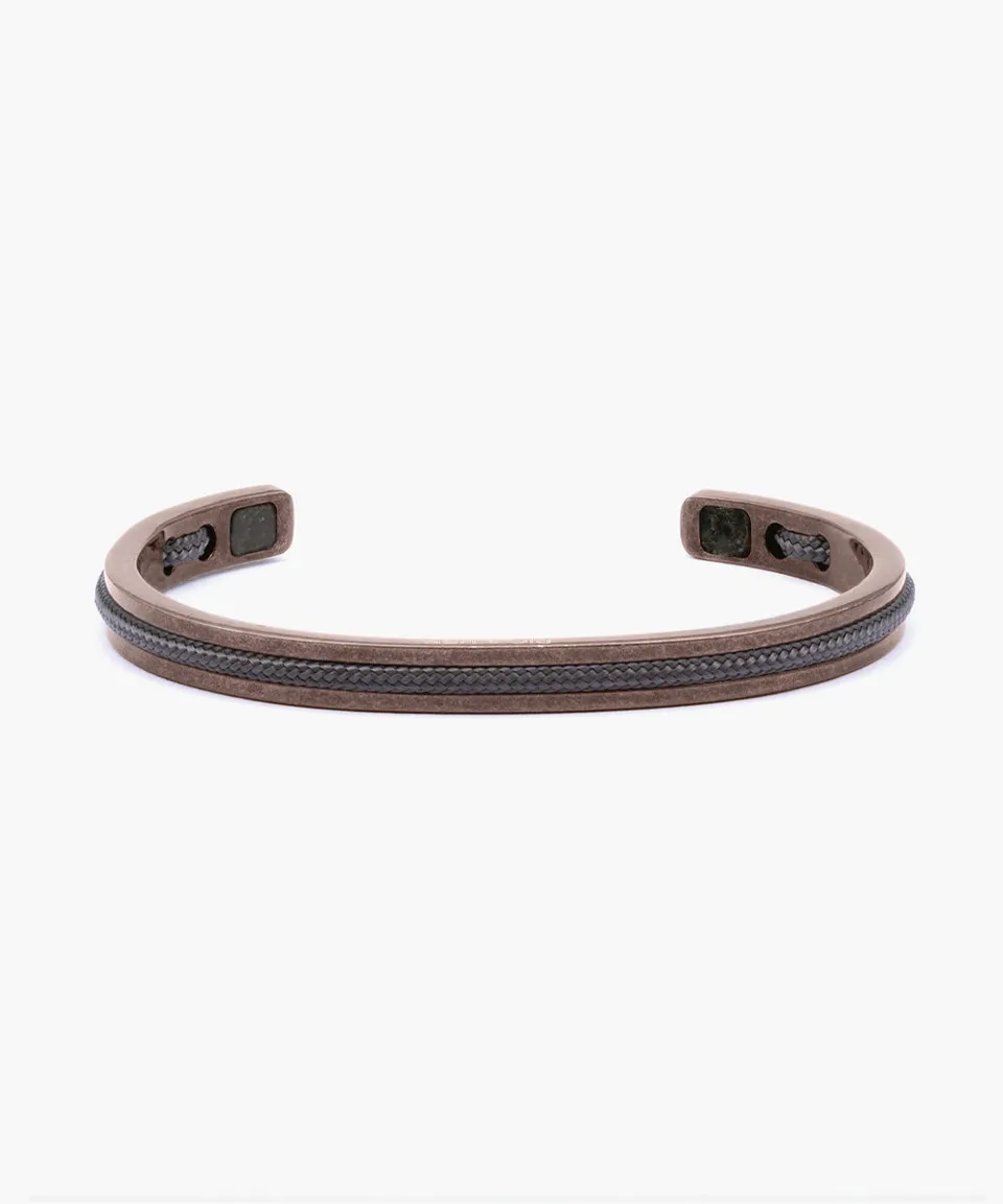 pig-hen-navarch-6mm-cuff-armband-slate-gray-bronze image 1