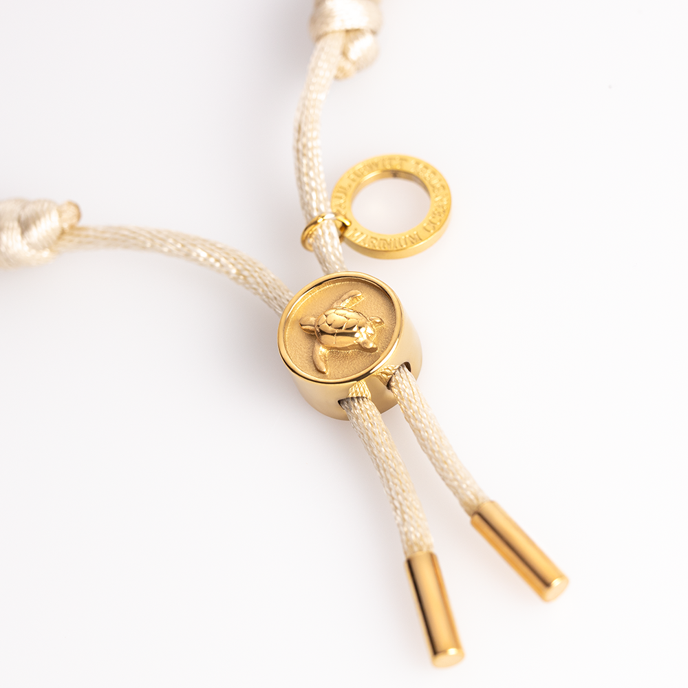 paul-hewitt-turtle-anchor-chain-armband-gold-sand-damen-textilarmband-verstellba image 5