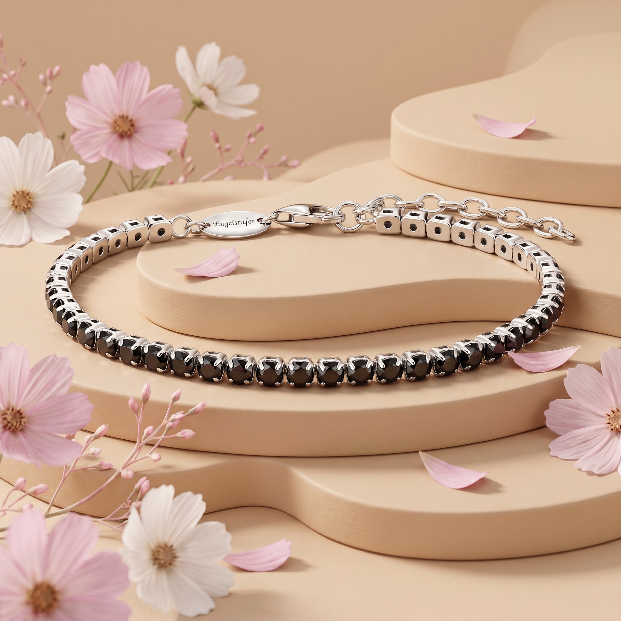 engelsrufer-armband-925er-silber-shiny-tennis-mit-zirkonia-schwarz image 3