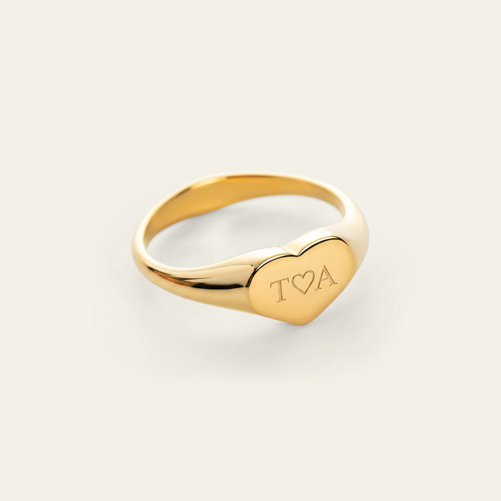 paul-hewitt-heart-ring-gold-statement-ring image 2