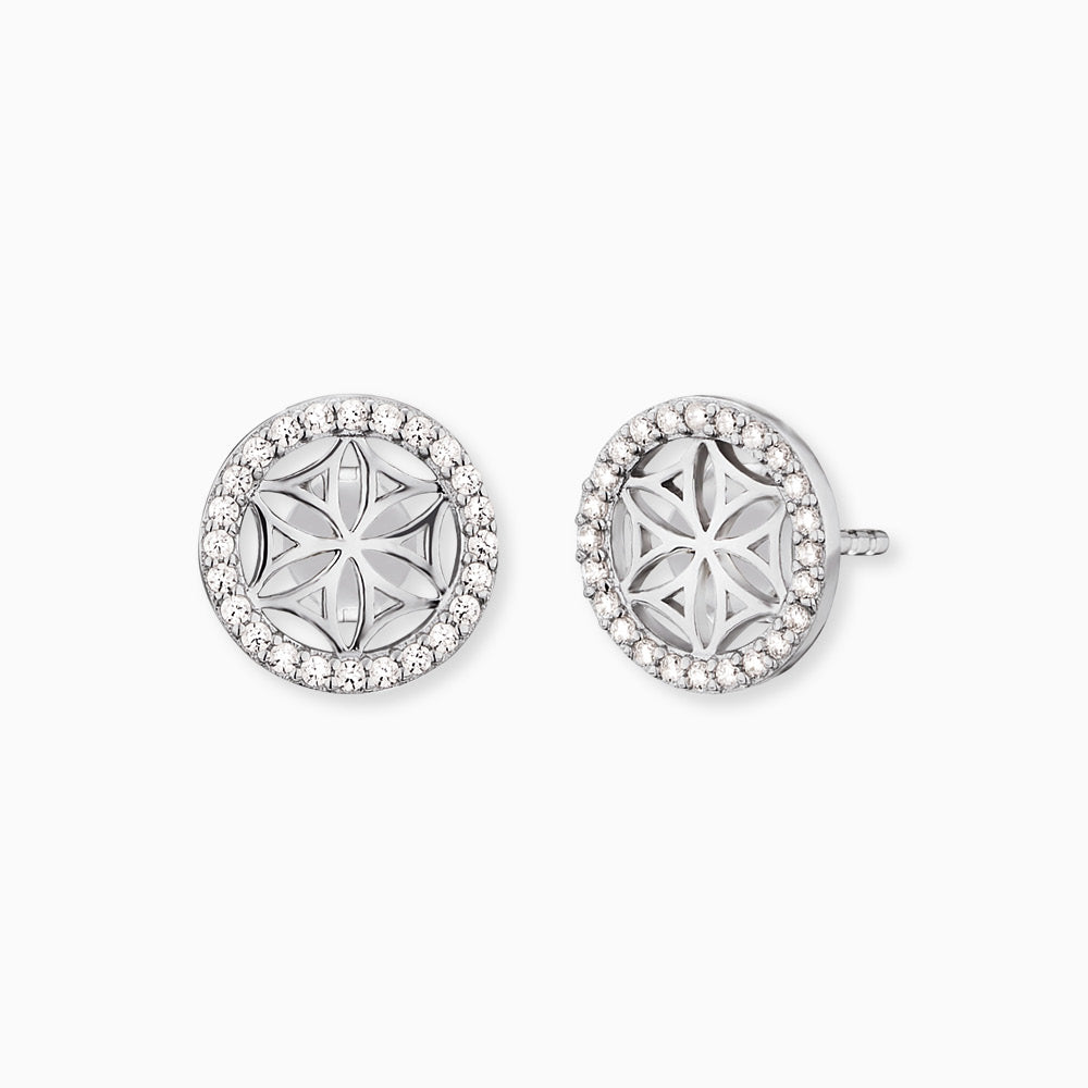 engelsrufer-ohrstecker-925er-silber-lebensblume-mit-zirkonia image 1
