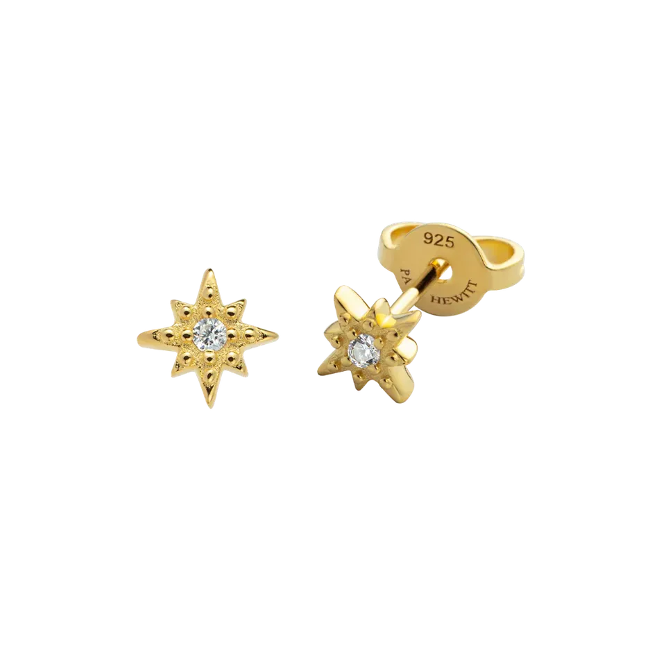 paul-hewitt-windrose-mono-ohrring-gold image 1