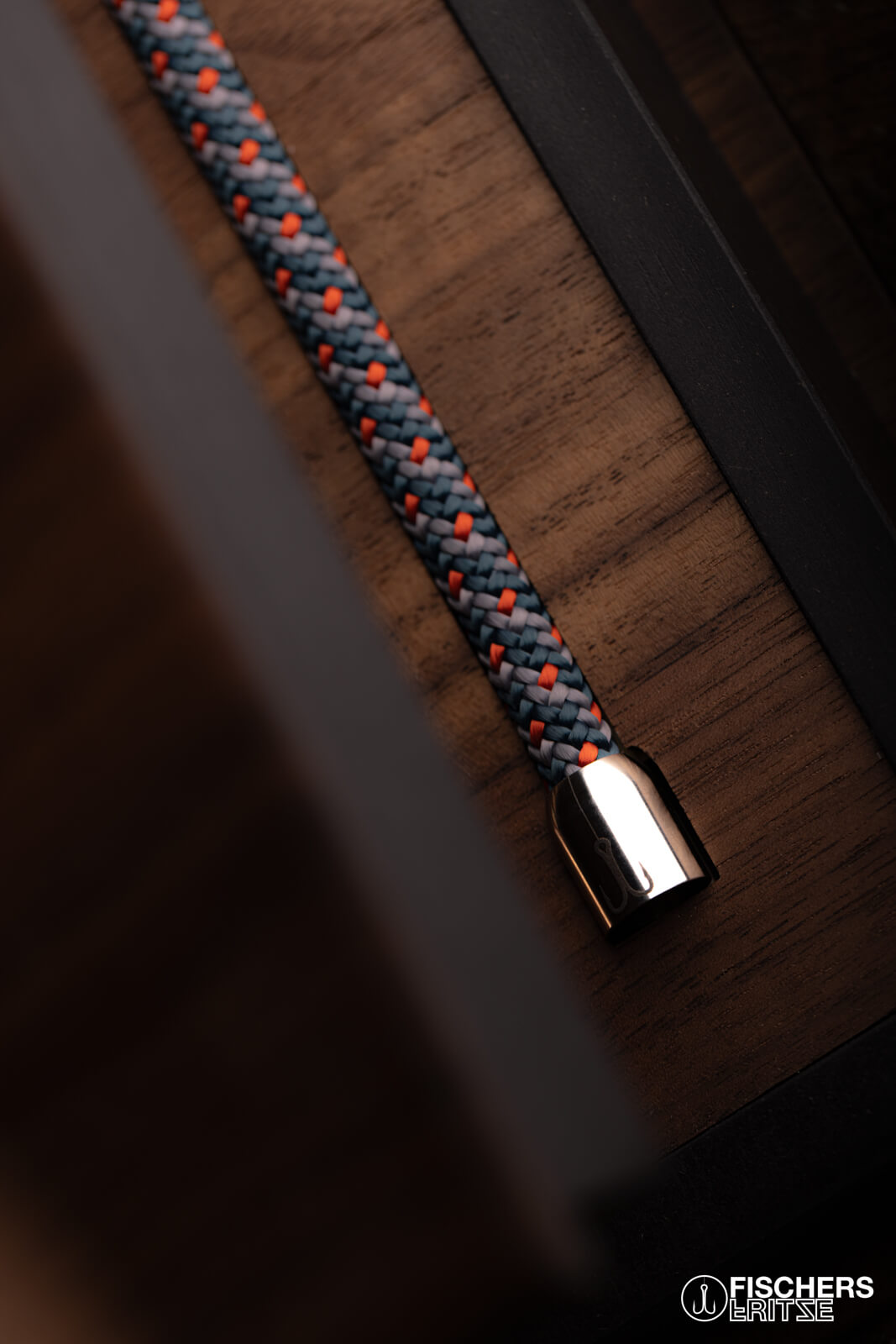 fischers-fritze-makrele-extrafein-arnold-segeltau-armband-petrol-grau-coral image 3
