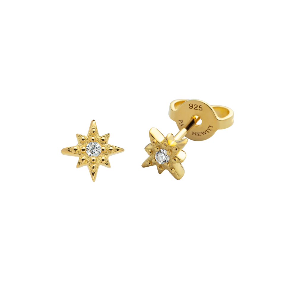 paul-hewitt-windrose-mono-ohrring-gold image 1