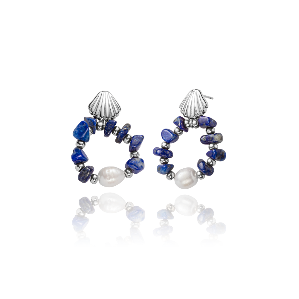 paul-hewitt-scallop-stone-ohrring-silber-damen-muschel-ohrringe image 1