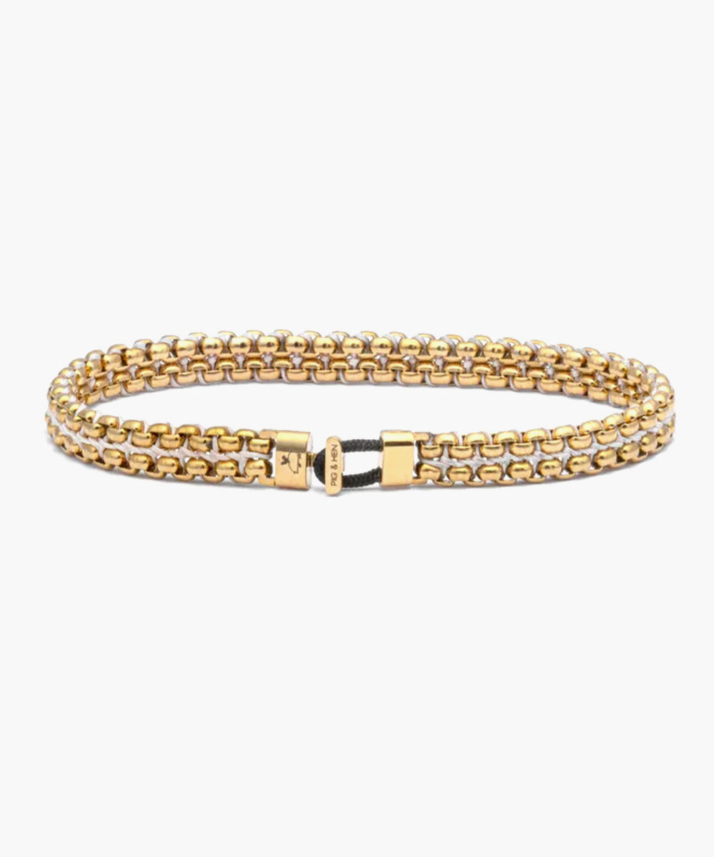 pig-hen-catena-venetian-7mm-armband-ivory-gold image 1