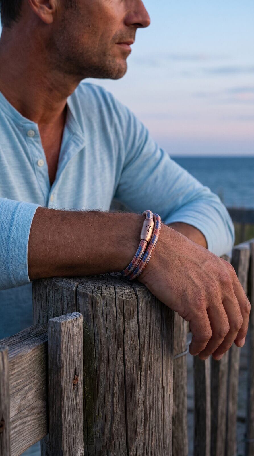 fischers-fritze-k-nigsgarnele-sienna-armband-6mm-natur-altrosa-pastelblau image 4
