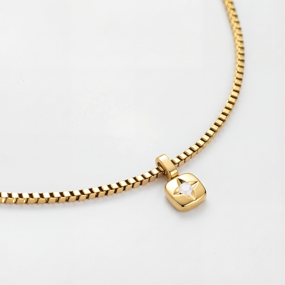paul-hewitt-birthstone-april-halskette-gold-geburtsstein-kette image 3