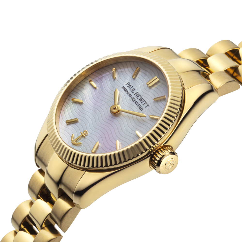 paul-hewitt-petit-soleil-round-uhr-gold-pearl image 3