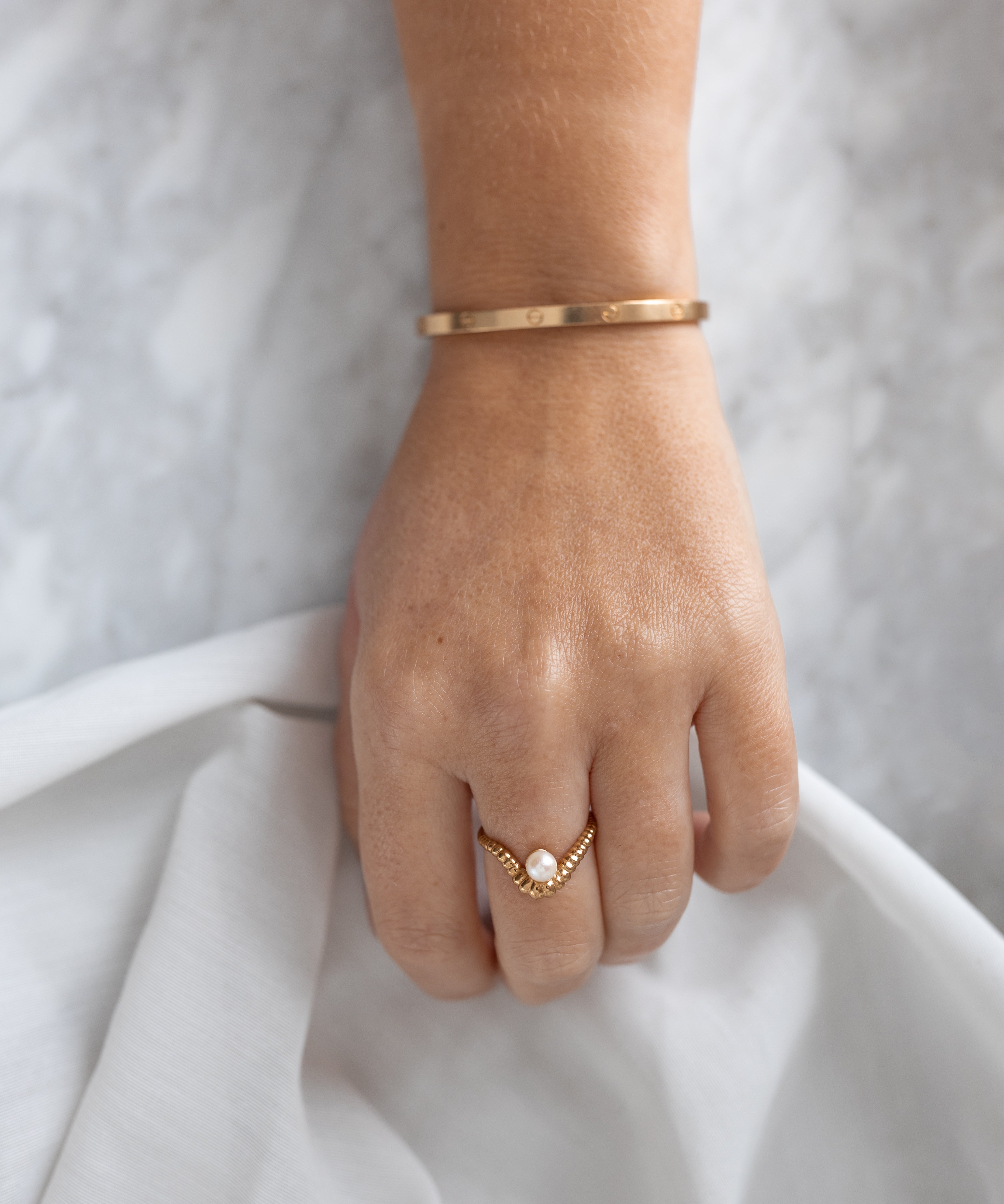 wald-berlin-nyc-if-i-rule-the-world-ring-gr-53-goldring-mit-perle image 3
